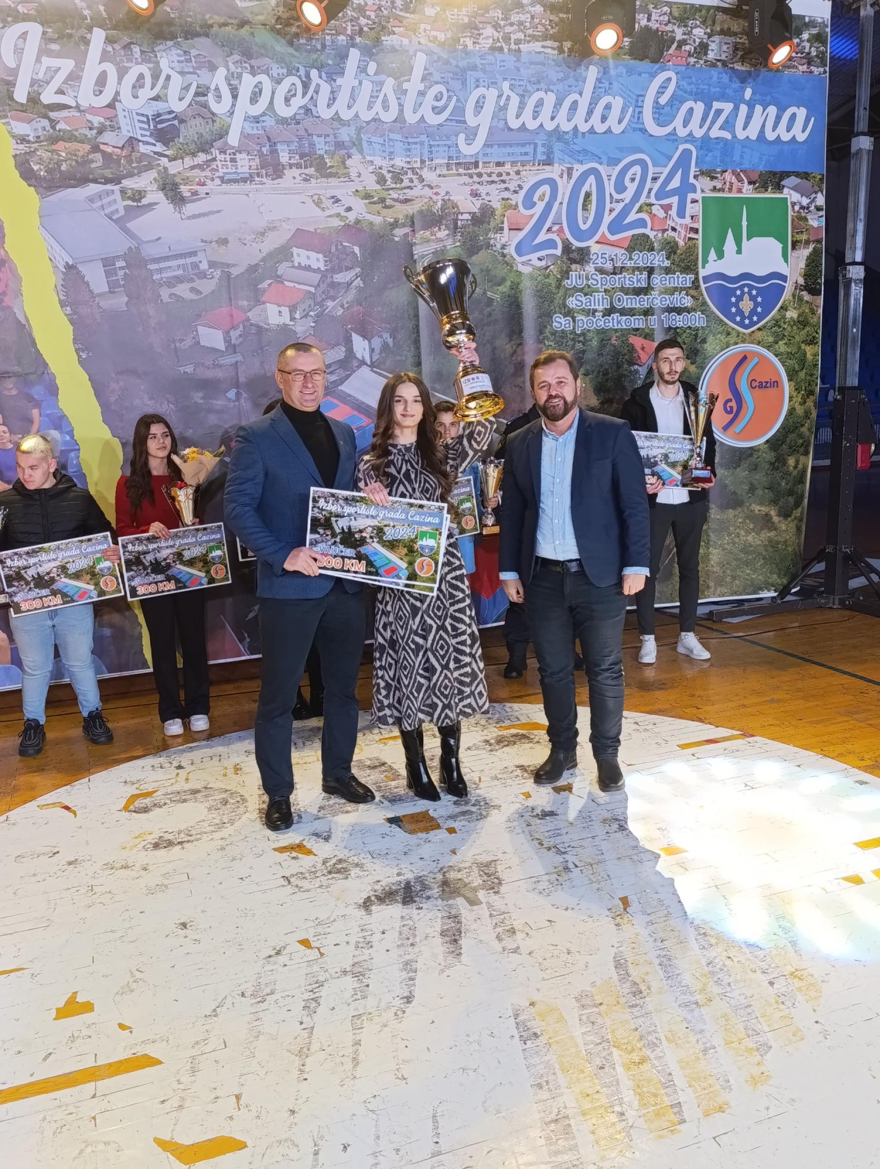 Za najuspješnijeg sportaša Grada Cazina izabrana Adelisa Dautović 