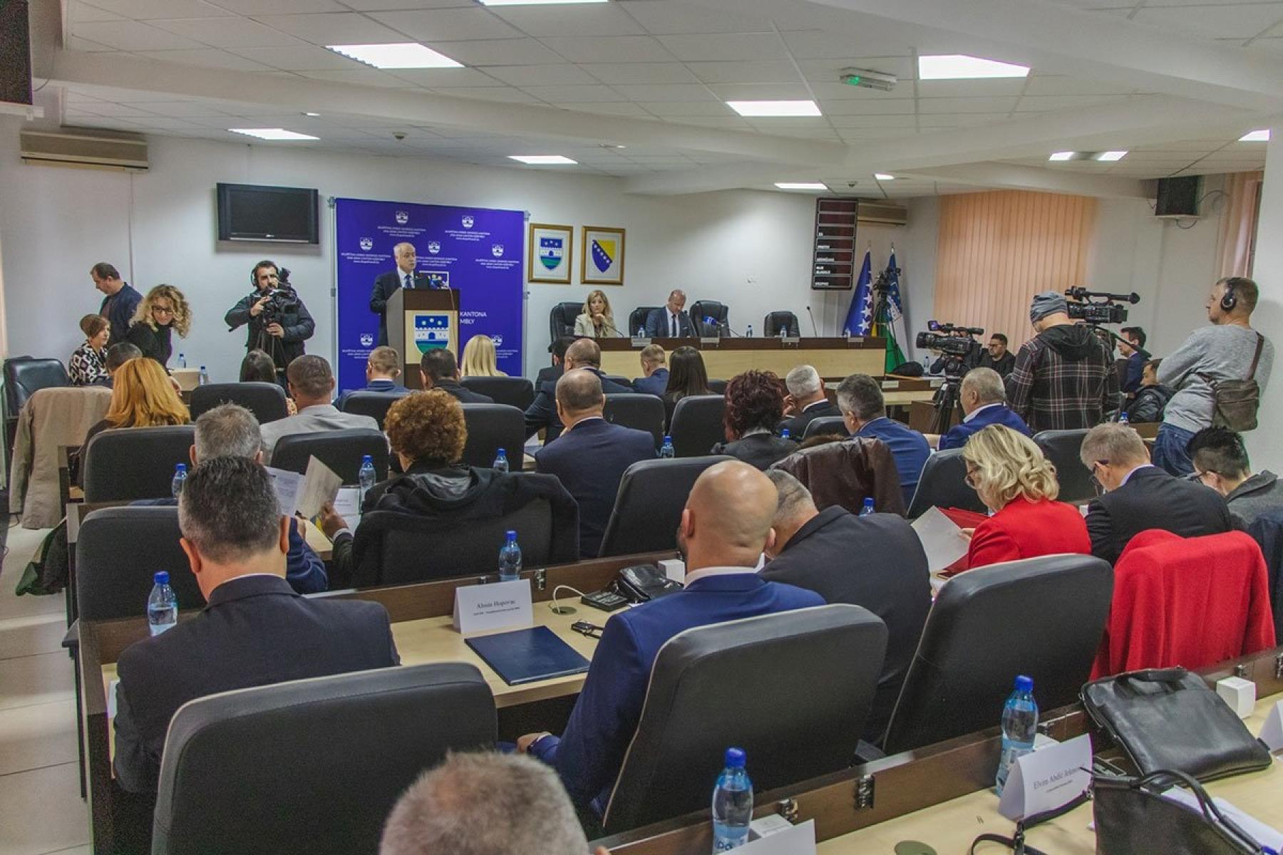 Skupština USK usvojila rebalans: 4,5 miliona KM preraspodijeljeno u prioritete