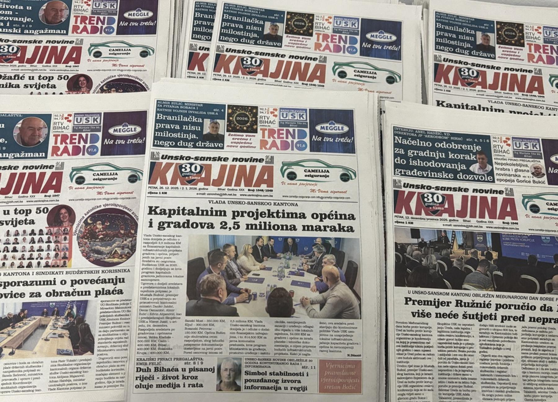 Novi broj Krajine na kioscima iNovina