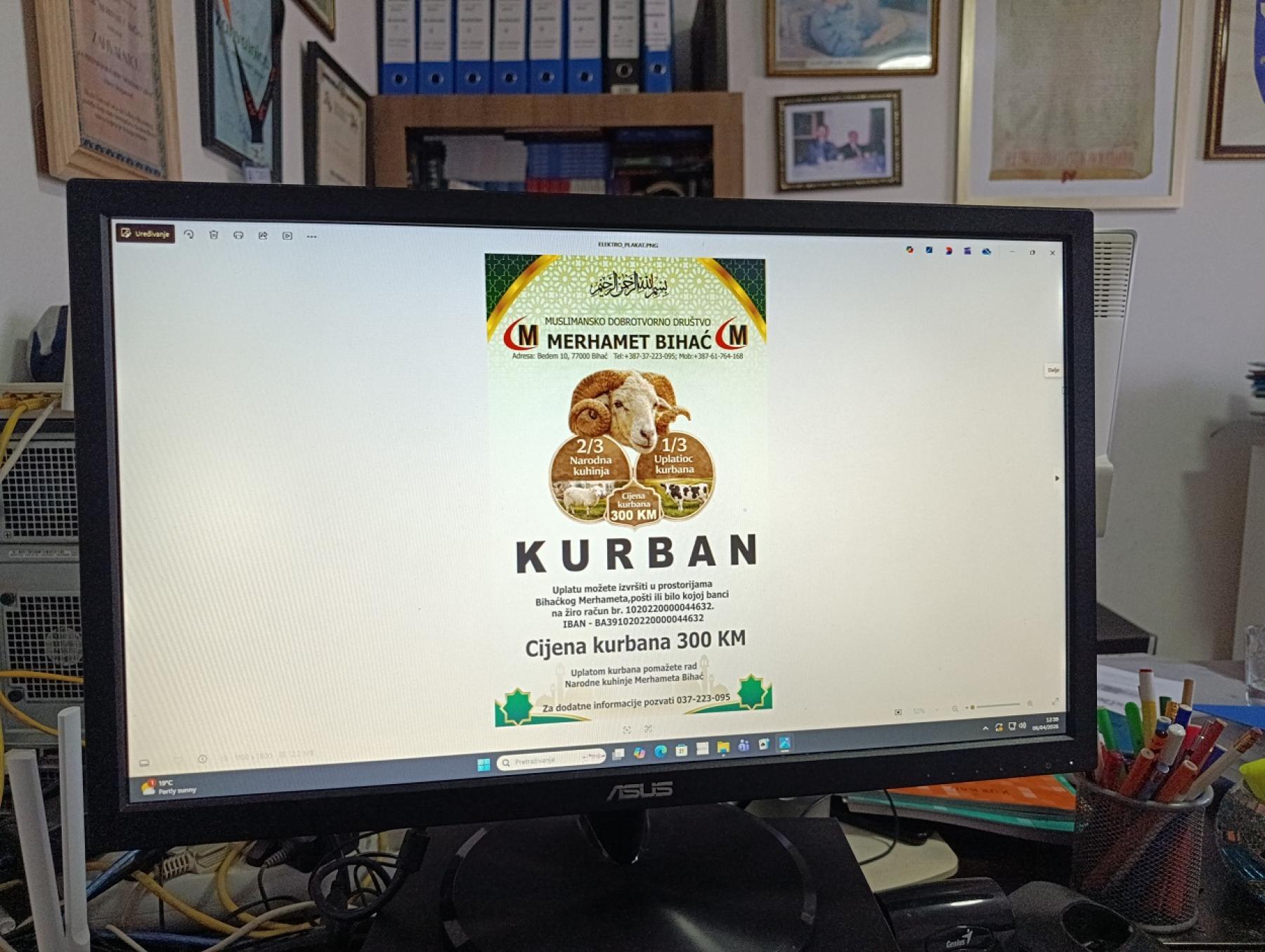 Počela akcija „Kurban 2026“ kojom Merhamet Bihać osigurava obroke za cijelu godinu