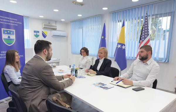 Ured za borbu protiv korupcije USK održao sastanak sa TI: Razmjena informacija o antikorupcijskim politikama