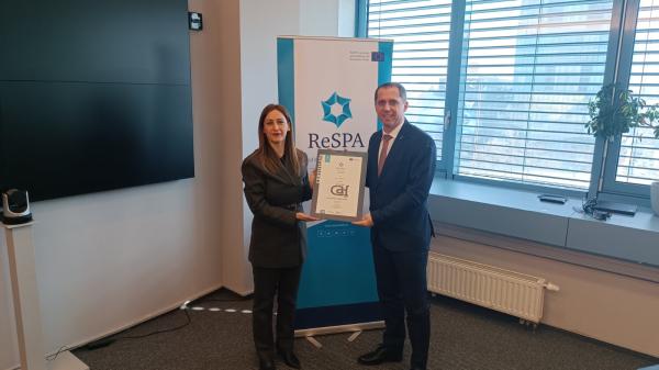 Gradonačelnik Sedić preuzeo CAF certifikat: Bihać prvi u BiH s priznanjem za izvrsnost upravljanja