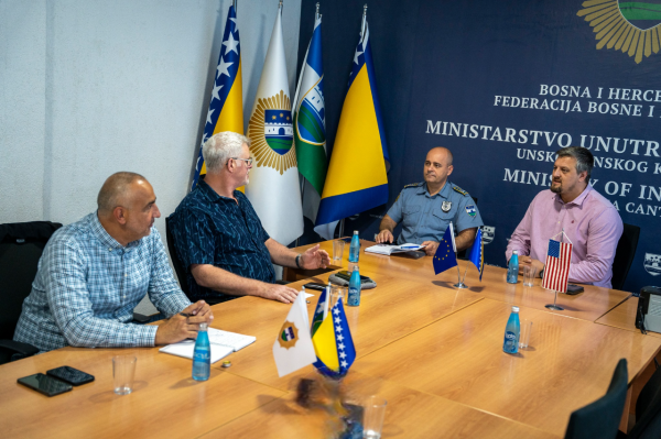 Posjeta predstavnika Ambasade SAD-a Ministarstvu unutrašnjih poslova USK