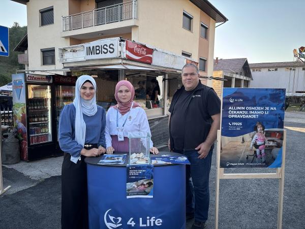 4 Life u rekordnom roku prikupio 40.000 eura za liječenje Alline Šekić iz Bužima