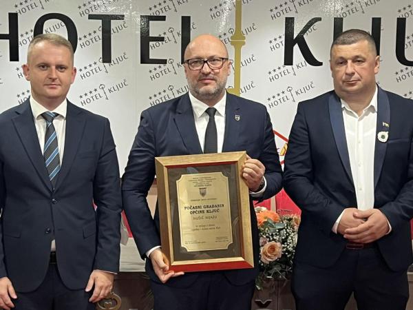 Premijer Nijaz Hušić počasni građanin Ključa