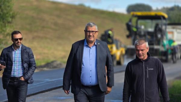 Horvat i Jusić obišli završne radove na dionici Barake – Donja Vidovska